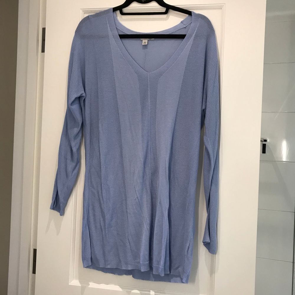 Halogen Baby Blue Tunic Sweater